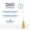 DUO CANNULA 25G×50mm + agulha de pertuito