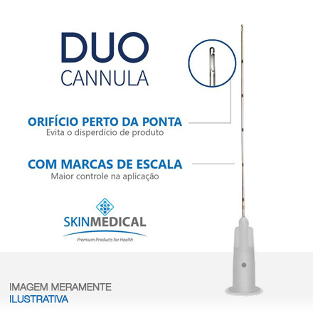 DUO CANNULA 27G×50mm + agulha de pertuito