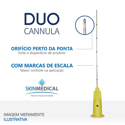 DUO CANNULA 30G×25mm + agulha de pertuito