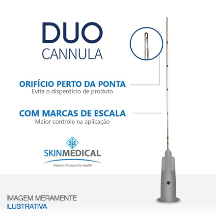 DUO CANNULA 22G×70mm + agulha de pertuito